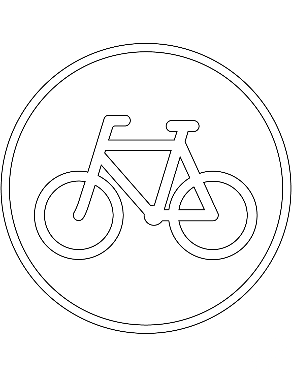 "Bicycles Only" Sign in Denmark