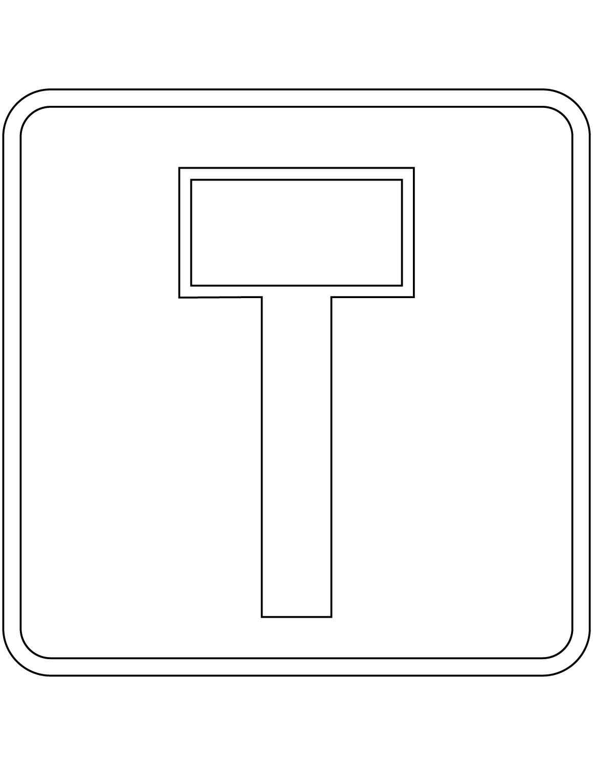 "No Through Road" Sign in Denmark