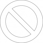 "No Parking" Sign in Denmark