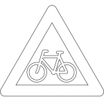 "Cyclists" Sign in Denmark