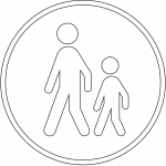 "Pedestrians Only" Sign in Denmark