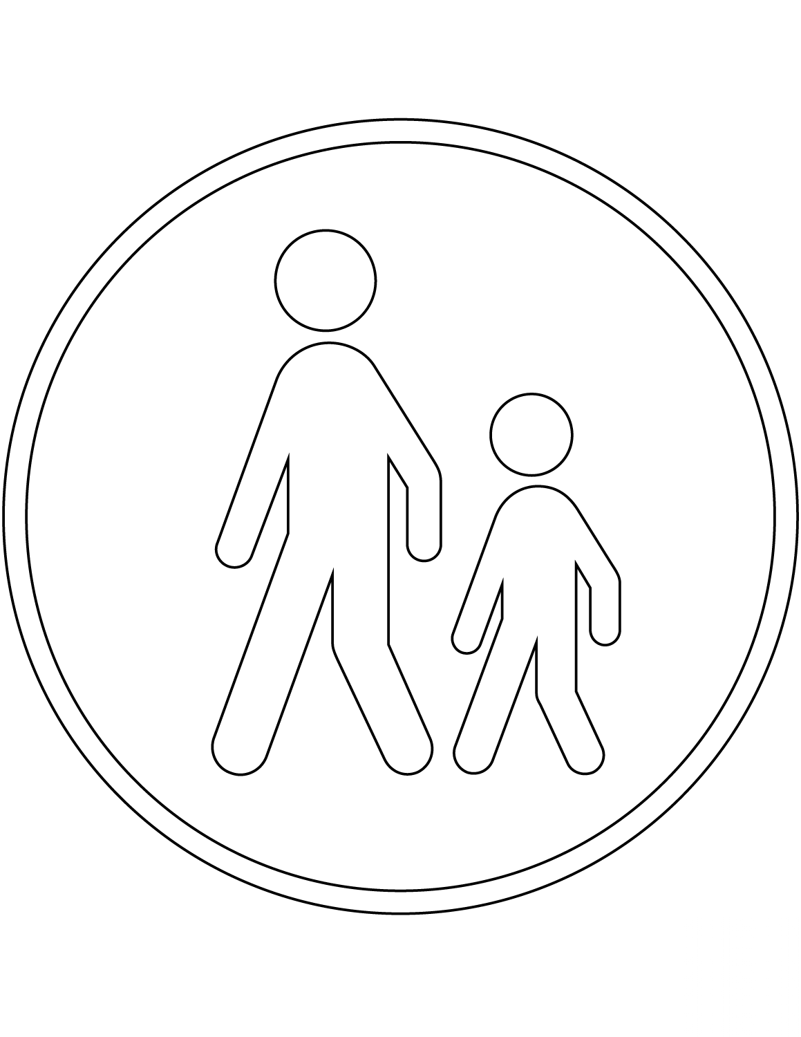 "Pedestrians Only" Sign in Denmark