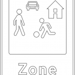 "Living Street" Sign in Denmark