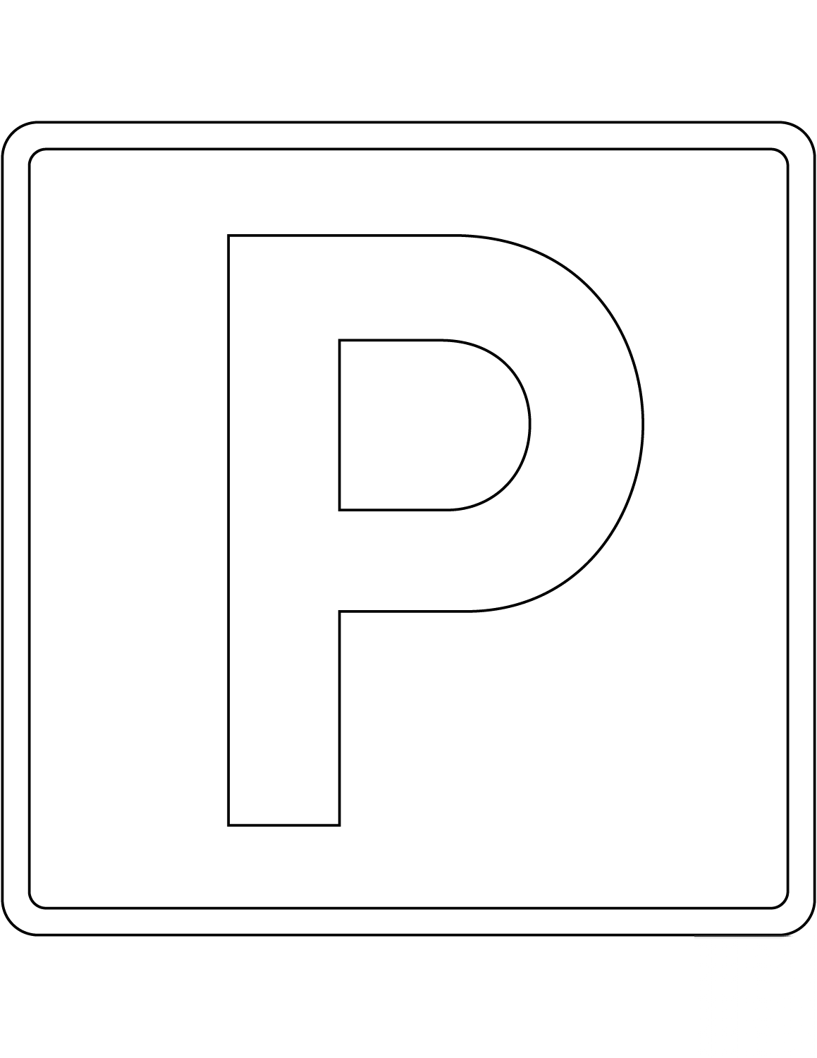 "Parking Place" Sign in Denmark