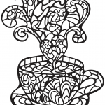 Zentangle Coffee Cup