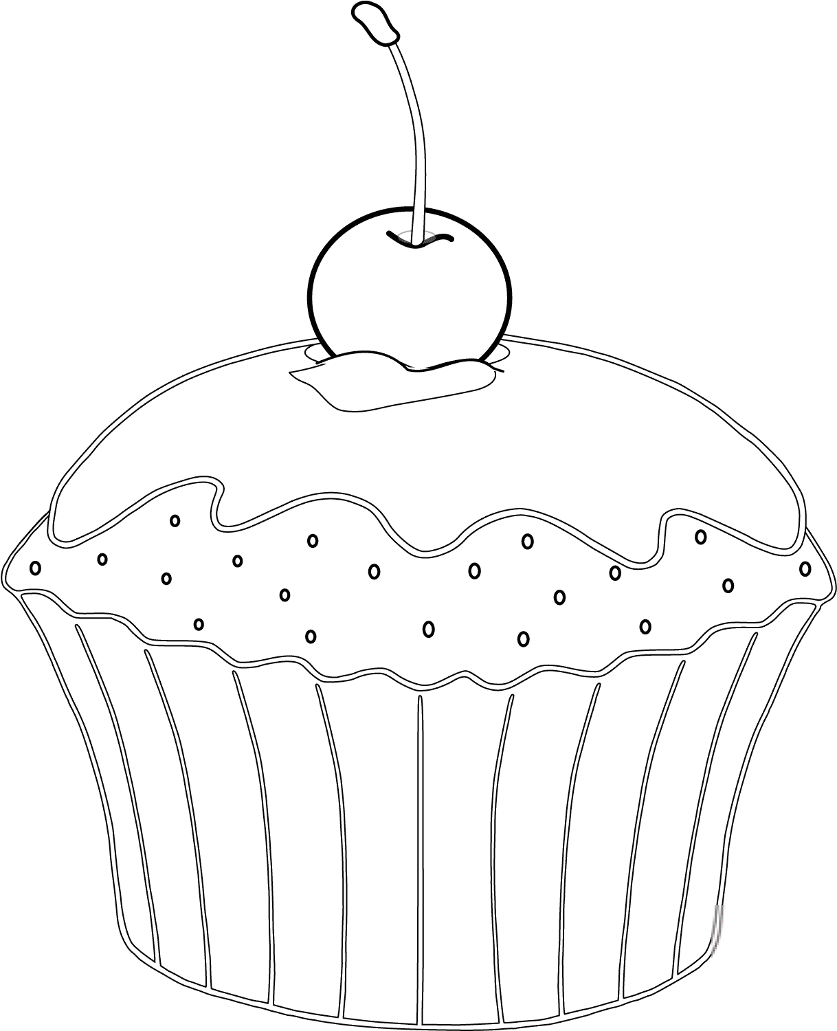 Babeczka z wisienką