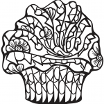Zentangle Cupcake