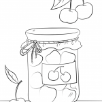 Cherry Jam Jar