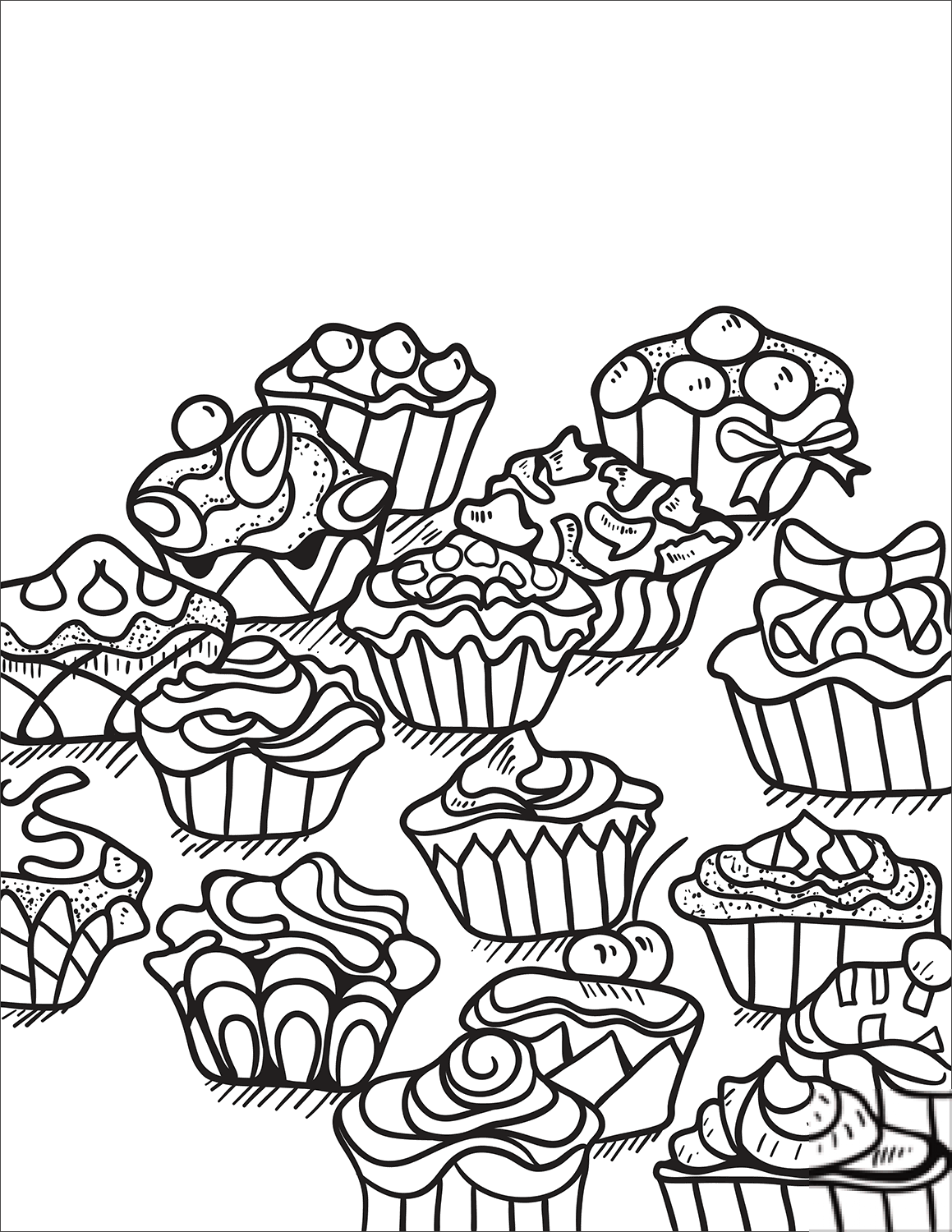 Zentangle Cupcakes