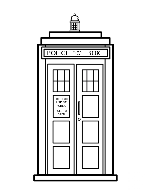 Statek kosmiczny Tardis z Doktor Who