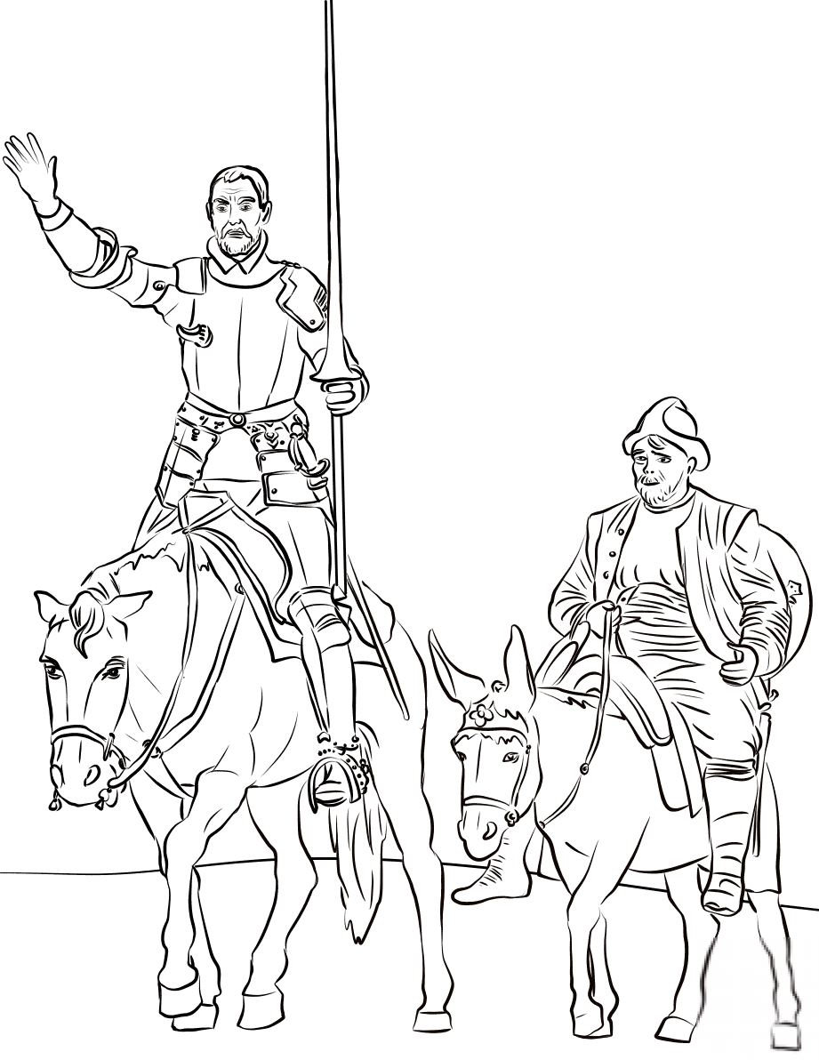 Don Quixote and Sancho Panza