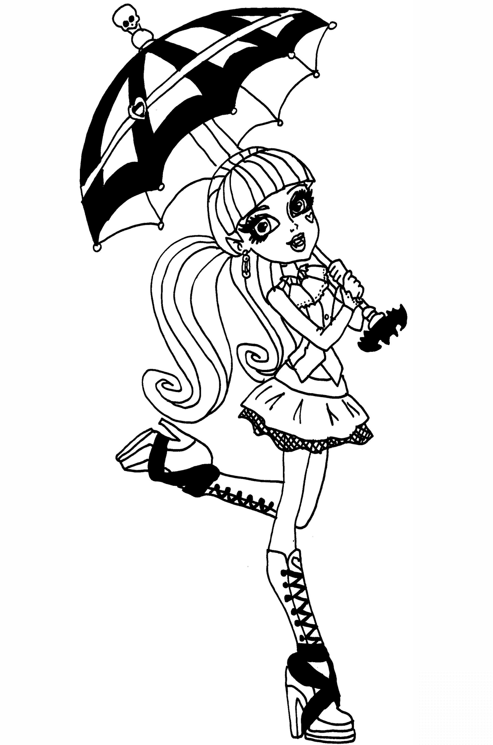 Draculaura with Umblrela