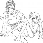 Super Saiyan with Lady X