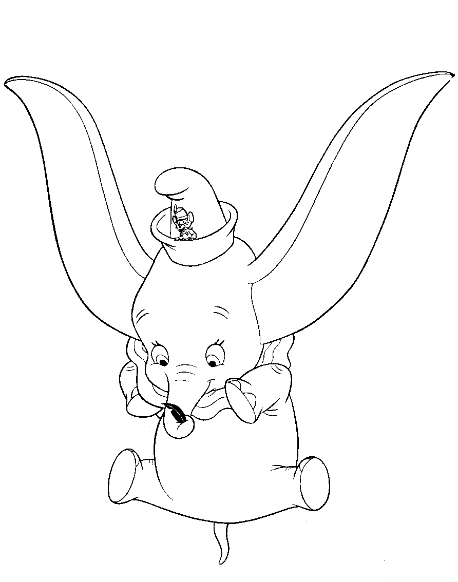 Dumbo Performs a Stunt
