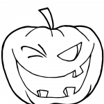 Halloween Pumpkin Winking