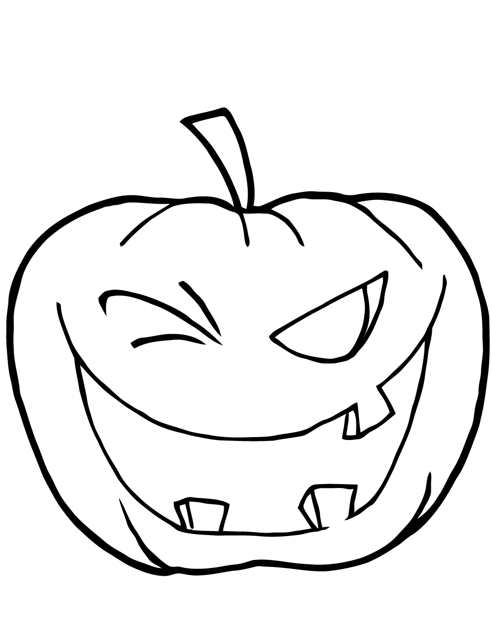 Halloween Pumpkin Winking