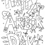 Happy Arbor Day Doodle