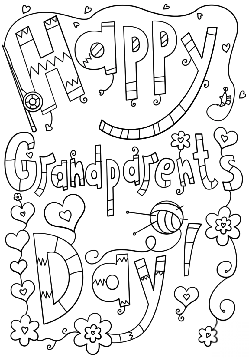 Happy Grandparents Day Doodle