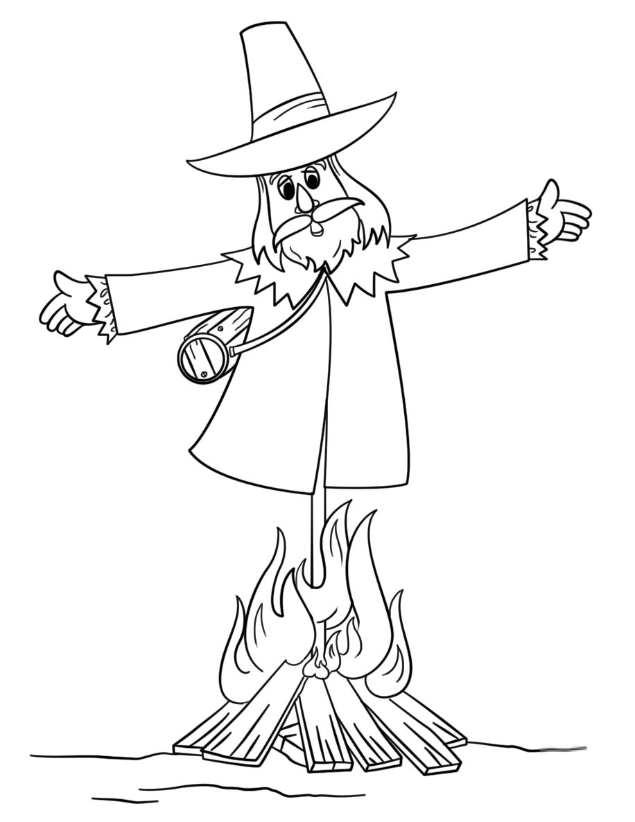 Guy Fawkes Effigy Burning