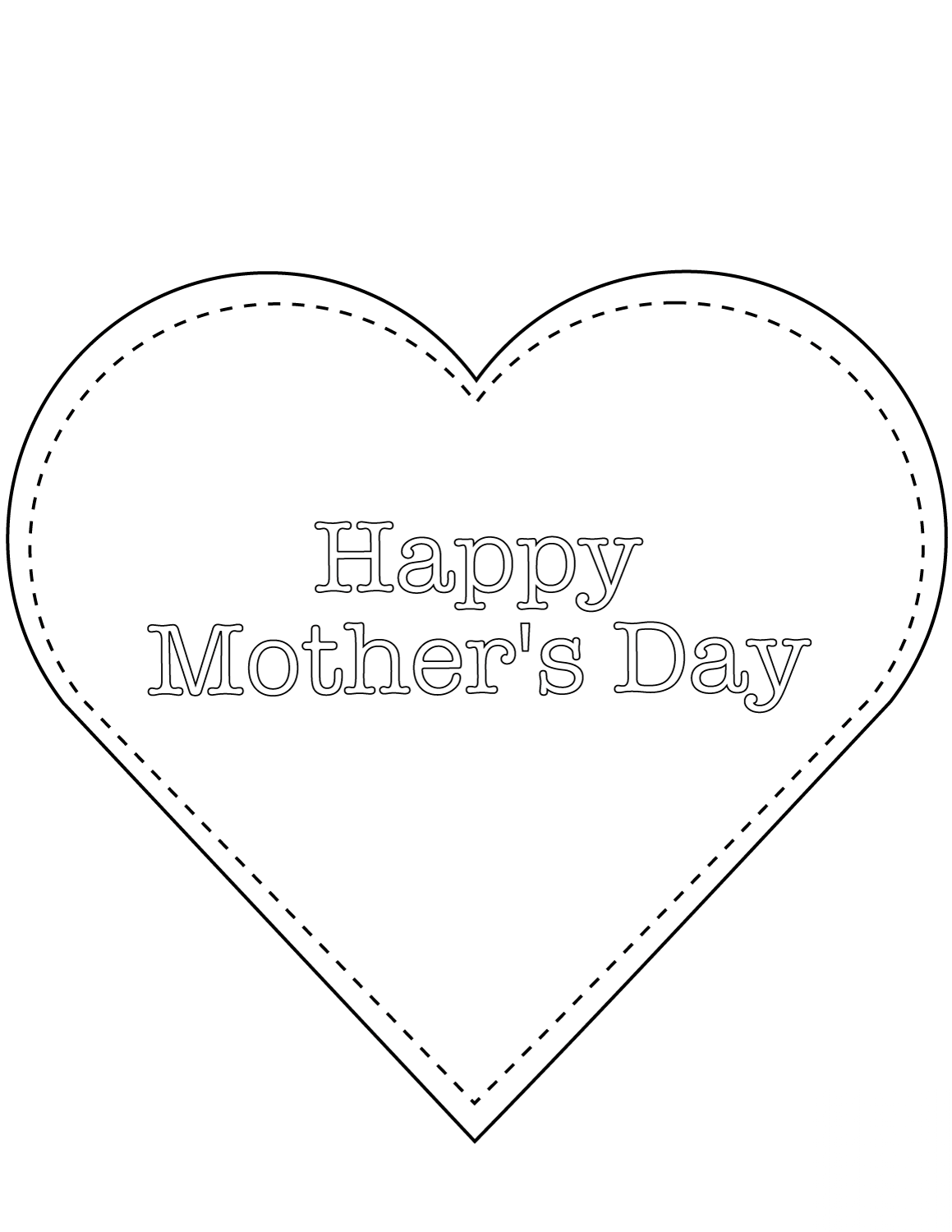 Happy Mother's Day Heart