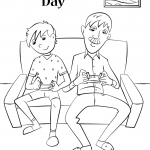 Father and Son Playing Video Games