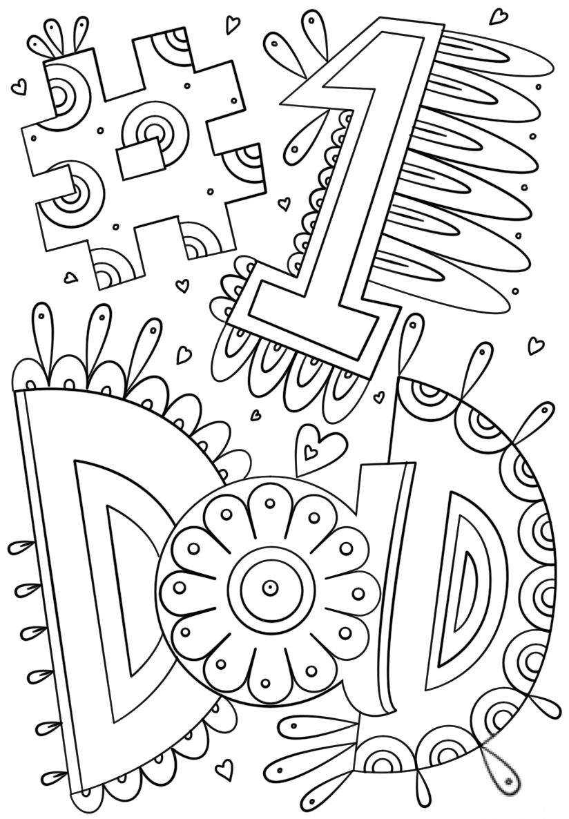 #1 Dad Doodle