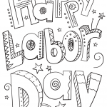 Happy Labor Day Doodle