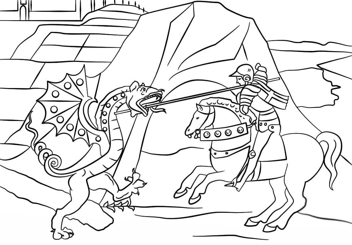 St George and the Dragon by Paolo...