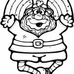 Lalka krasnoludek z tęczą