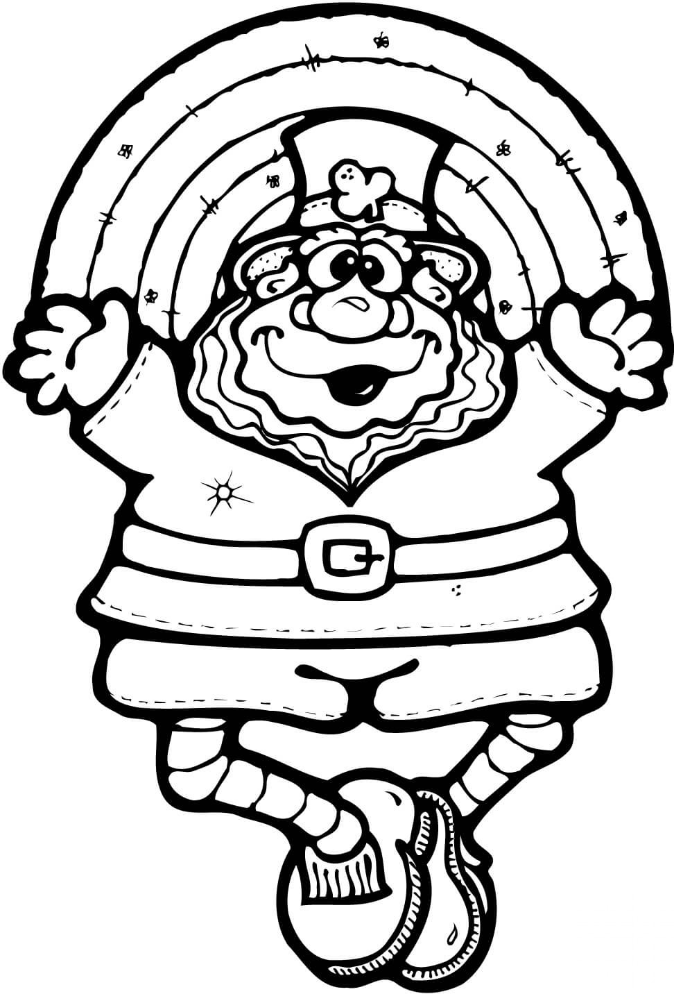 Lalka krasnoludek z tęczą