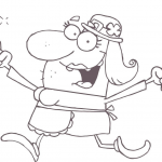 Panna młoda krasnoludek z dwiema...