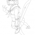 Ryuko Matoi from Kill La Kill Manga