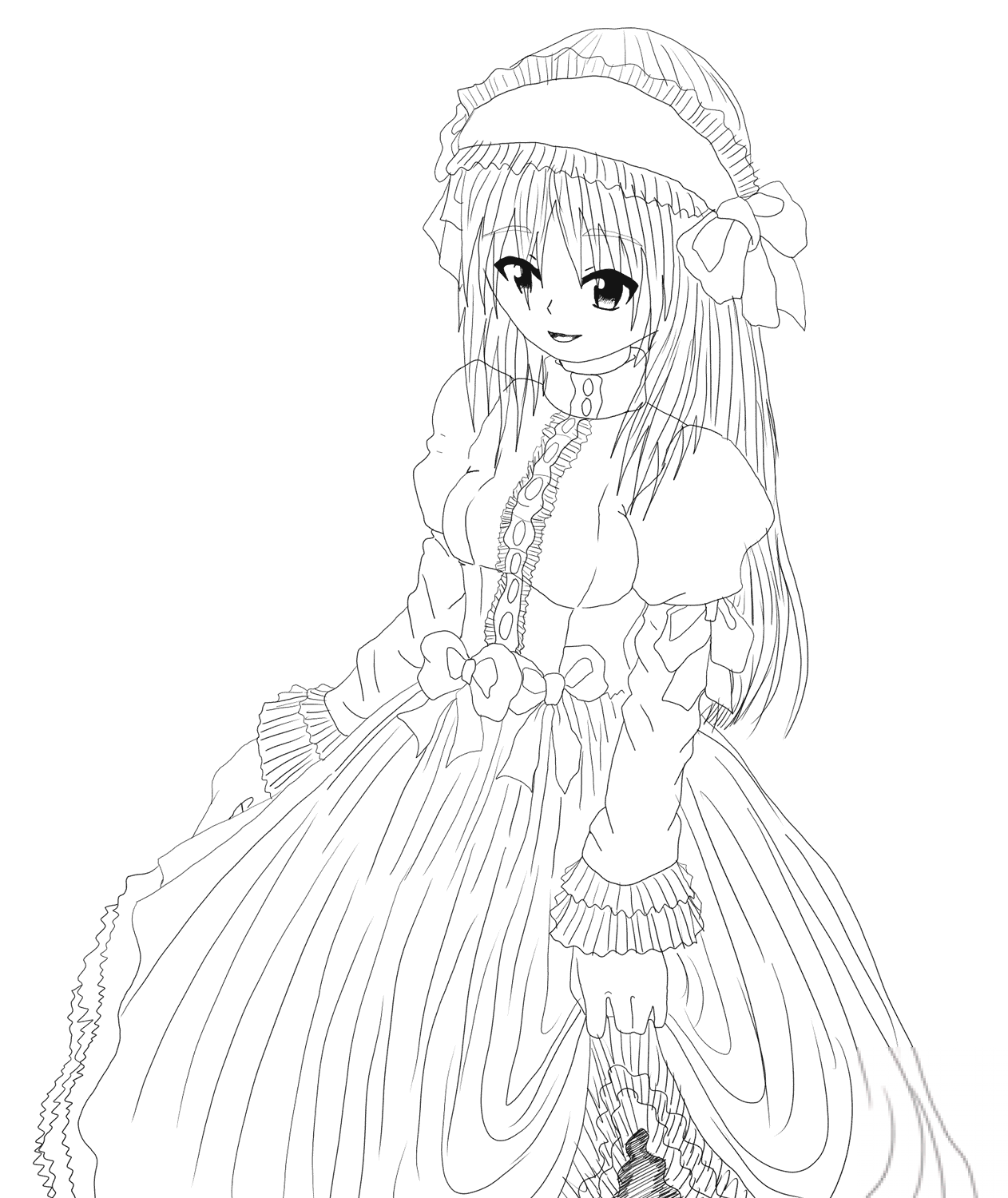 Anime Maid Character by Gabriela...