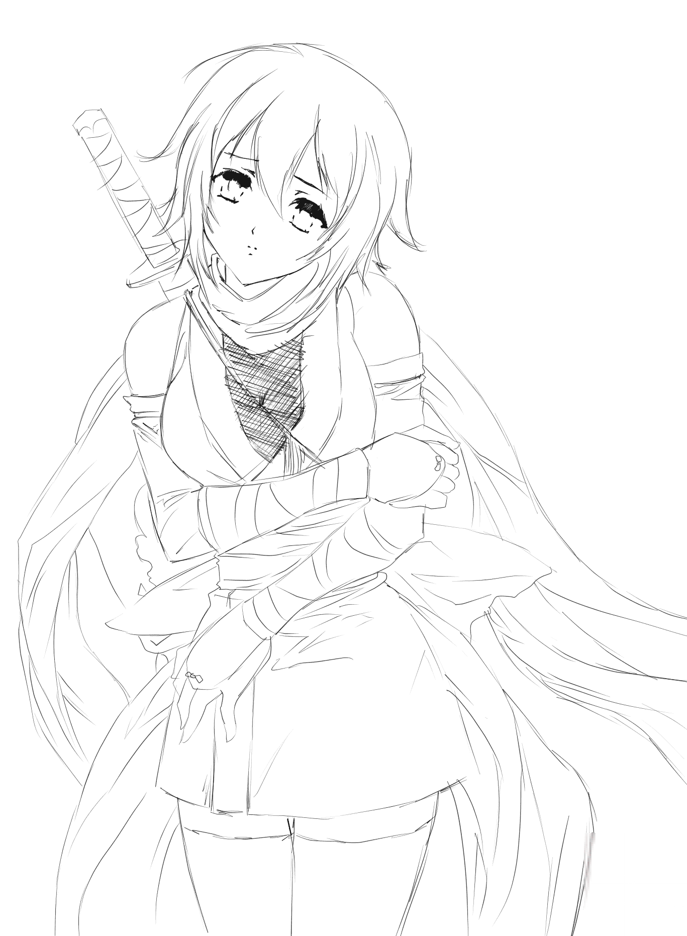 Hurt Anime Girl by Gabriela Gogonea