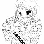 Chibi Popcorn Girl