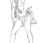 Dziewczyna ubrana w kapelusz...