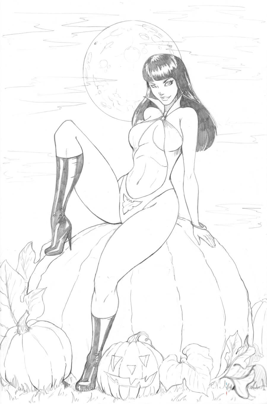 Vampirella z Comic Book "Vampire"...