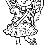 Dziewczynka słuchająca muzyki ze...