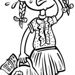 Płacząca dziewczynka