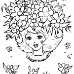 Girl with Flower Crown