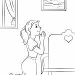 Little Girl Praying