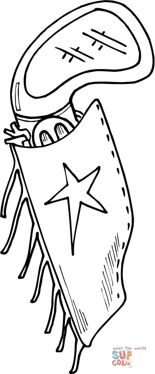 Sześciostrzałowiec w kaburze