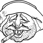 Meksykanin palący cygaro