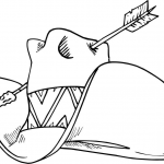 Kapelusz kowbojski przestrzelony...