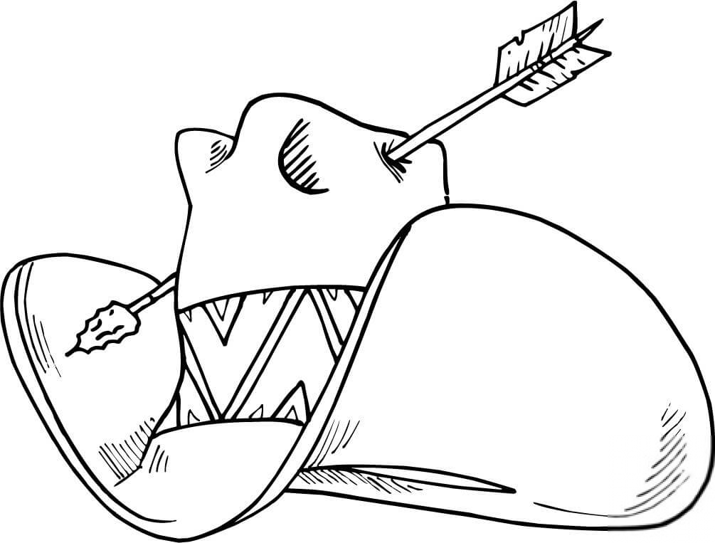 Kapelusz kowbojski przestrzelony...