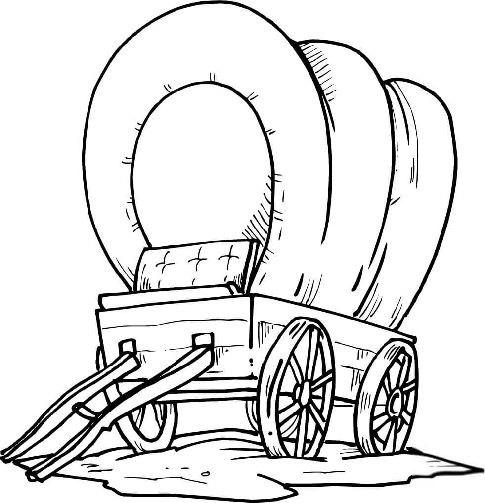 Drewniany wagon