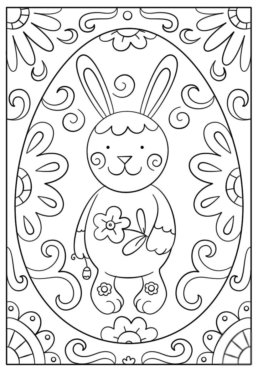 Easter Bunny Doodle