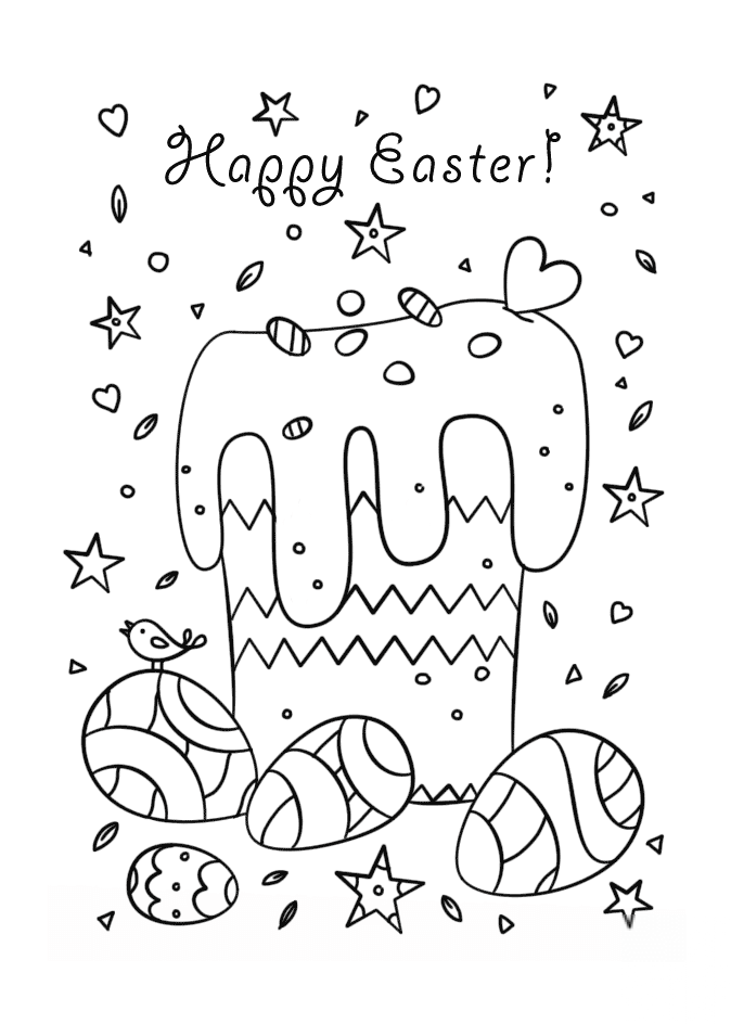 Easter Paska Bread Doodle