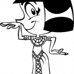 Karykatura Kleopatry