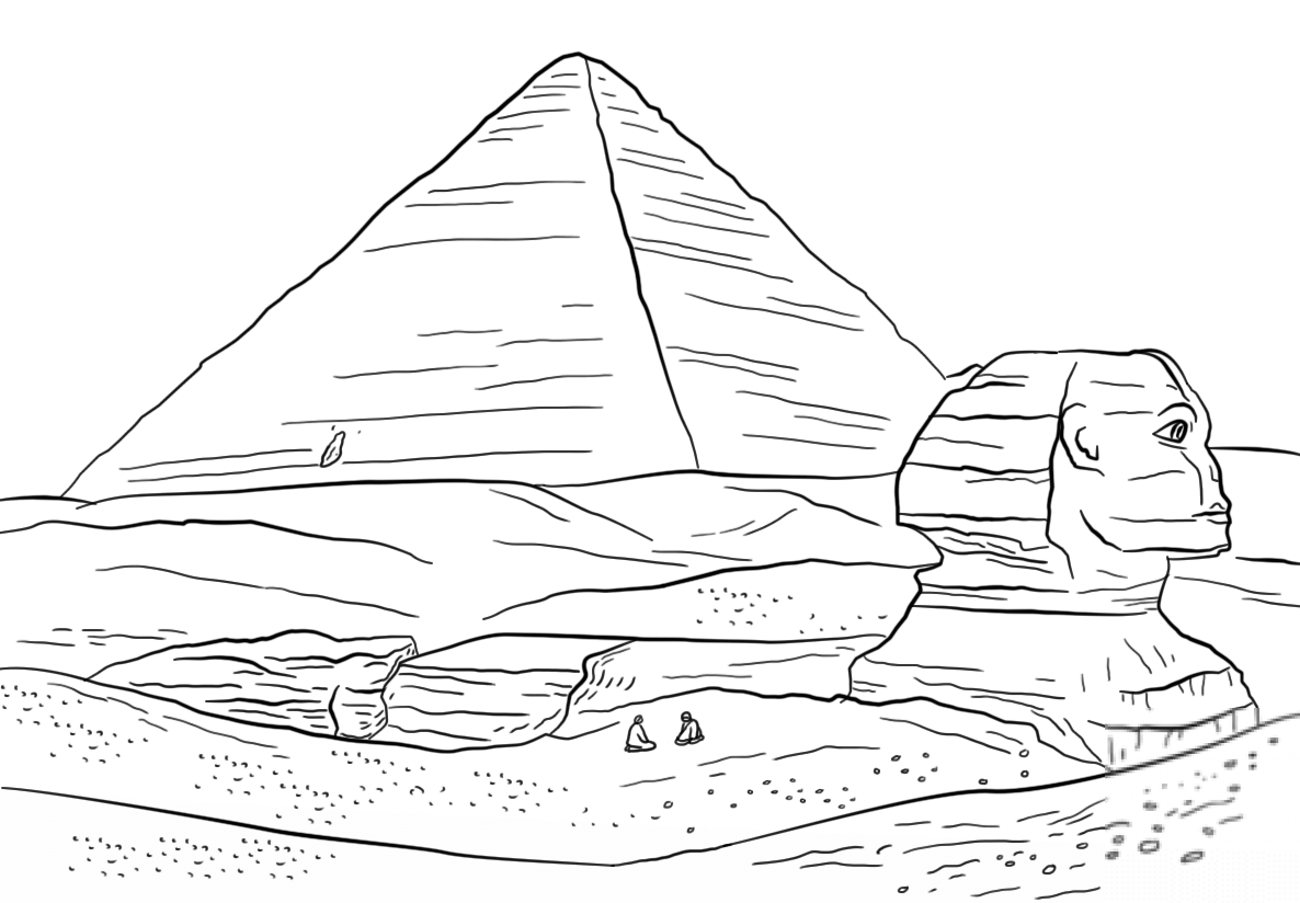 Sphinx and Great Pyramid of Giza